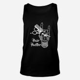 Lorsu Women Hair Funny Hairdresser Stylist Tattoos Art Graphic Unisex Tank Top