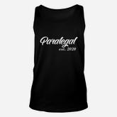 New Paralegal Gift Paralegal Established Unisex Tank Top