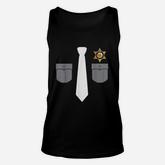Prison Warden Prison Guard Costume Funny Gift Unisex Tank Top