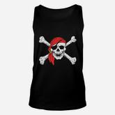 S Jolly Roger Skull Crossbones Unisex Tank Top