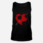 Soccer Ball Heart Valentines Day Unisex Tank Top