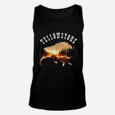 Yellowstone National Park Buffalo Design Unisex Tank Top
