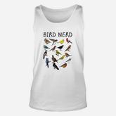 Bird Nerd Different Kinds Of Bird Unisex Tank Top