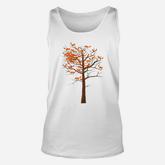 Blazing Fox Tree With Fox Leaves Shirt Unisex Tank Top