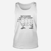 Meat Is Murder Tasty Tasty Murder Unisex Tank Top