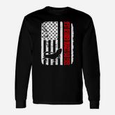 Best Bearded Dragon Dad Ever American Flag Long Sleeve T-Shirt