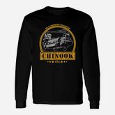 Ch-47 Chinook Helicopter Long Sleeve T-Shirt