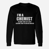 Chemist Chemistry Long Sleeve T-Shirt