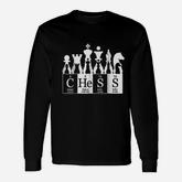 Chess Sets Periodic Table Elements Long Sleeve T-Shirt