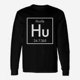 Hu Element Periodic Table Long Sleeve T-Shirt