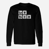 Lab Tech Periodic Table Elements Long Sleeve T-Shirt