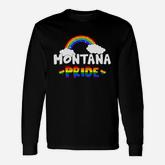 Montana Lgbt Pride Rainbow Us Cities 2020 Long Sleeve T-Shirt