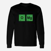 Omg Oh My God Funky Periodic Table Geek Long Sleeve T-Shirt
