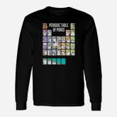 Periodic Table Of Porgs Cute Long Sleeve T-Shirt