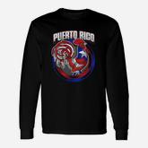 Puerto Rican Rooster Camisas De Puerto Rico Long Sleeve T-Shirt
