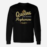 Queens Are Named Long Sleeve T-Shirt