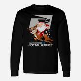 Santa United States Postal Service Long Sleeve T-Shirt