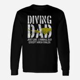 Scuba Diver Diving Deep Swim Underwater Long Sleeve T-Shirt