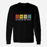 Trust Science Periodic Table Team Doctor Anthony Long Sleeve T-Shirt