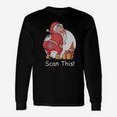 United States Postal Service Santa Scan This Shirt Long Sleeve T-Shirt
