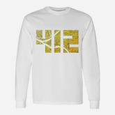 412 Pittsburgh Map Long Sleeve T-Shirt