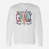 Blessed To Be Called Granny Colorful Long Sleeve T-Shirt