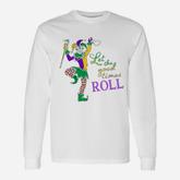 Let The Good Times Roll Mardi Gras Jester Long Sleeve T-Shirt