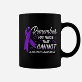 Alzheimers Awareness Purple Ribbon Supporter Coffee Mug