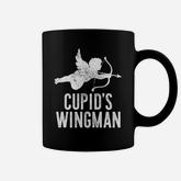 Cupids Wingman Valentines Day Gift For Valentines Coffee Mug