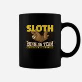 Cute Sloth Running Team  Slow Racing Gift For Runs Coffee Mug