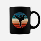Girls Martial Arts Gift Karate Kickboxing Retro Design Pullover Coffee Mug