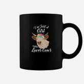 Just A Girl Who Loves Cows Floral Ranch Girl Gift Coffee Mug