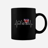 London Skyline Heartbeat Union Flag I Love London Coffee Mug