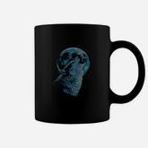 Lone Wolf Howling At The Moon Coffee Mug