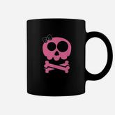 Pink Skull And Crossbones Coffee Mug
