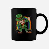 St Patricks Day Dabbing Leprechaun Irish Coffee Mug