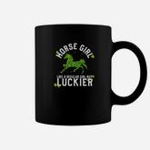 St Patricks Day Horse Girl Equestrian Horse Lover Coffee Mug