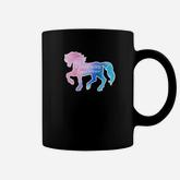 Watercolor Wild Horse Just A Girl Who Loves Horses Coffee Mug