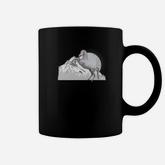 Wild White Horse In A Rocky Mountain Horse Lover Coffee Mug