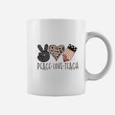 Teaching Is My Jam Peace Love Teach Coffee Mug