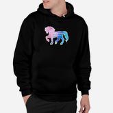 Watercolor Wild Horse Just A Girl Who Loves Horses Hoodie
