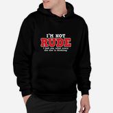 What Every One Else Is Thinking Humor Hoodie