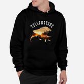 Yellowstone National Park Buffalo Design Hoodie