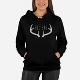 Big Brother Shirt Boys Deer Antlers Hunting Women Hoodie