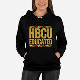 Hbcu Educated  Historical Black College Alumni Long Sleeve Women Hoodie