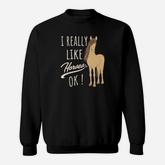 Cute Horse For Women Girls Gift For Horse Lover Sweatshirt