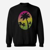 Haase Unlimited Palm Tree Scene Vacation Tropical Sweatshirt