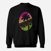 Palm Tree Scene Vacation Tropical Sweatshirt