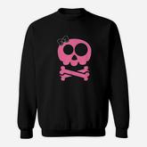Pink Skull And Crossbones Sweatshirt
