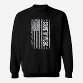 Proud American Flag Country Music Deep South Sweatshirt